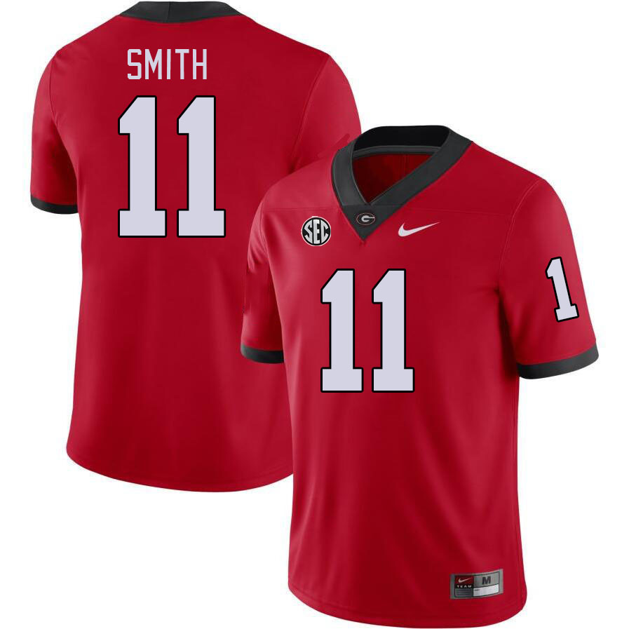 #11 Arian Smith Georgia Bulldogs Jerseys Football Stitched-Red